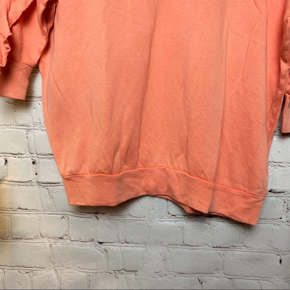 Express | Tops | Sz S | Ruffle Pullover Sweatshirt - Picture 4 of 8